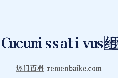 Cucumissativus组词是什么意思的图片